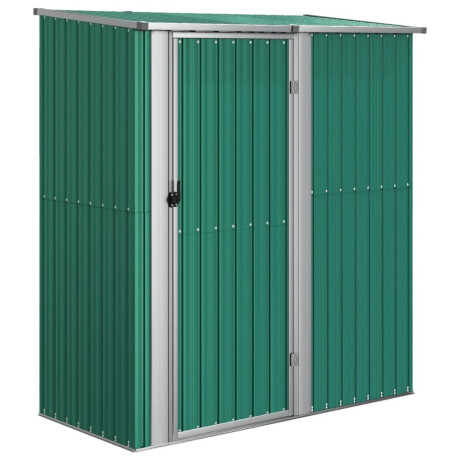 vidaXL Tuinhuis Groen 180,5x97x209,5 cm Gegalvaniseerd Staal afbeelding2 - 1