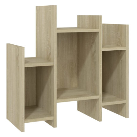 vidaXL Bijzetkast 60x26x60 cm bewerkt hout sonoma eikenkleurig afbeelding2 - 1