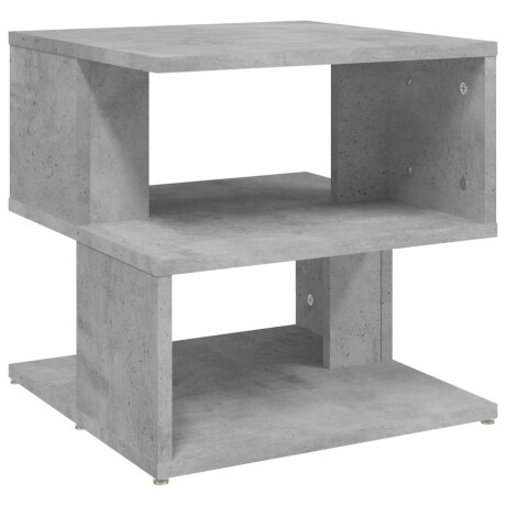 vidaXL Bijzettafel 40x40x40 cm bewerkt hout betongrijs afbeelding2 - 1