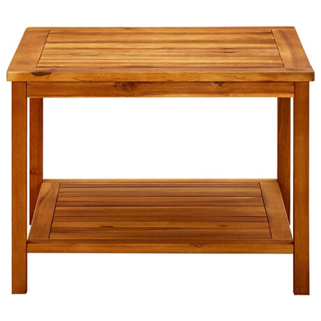 vidaXL Salontafel 60x60x45 cm massief acaciahout afbeelding2 - 1