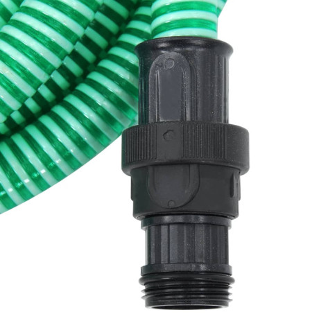 vidaXL Zuigslang met PVC koppelingen 1,1'' 4 m PVC groen afbeelding2 - 1