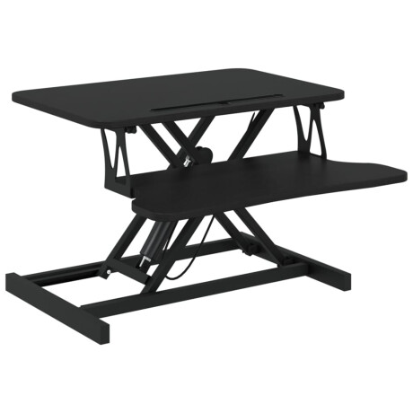 vidaXL Bureau verstelbaar 60x40x(13-41,5) cm staal en bewerkt hout afbeelding2 - 1