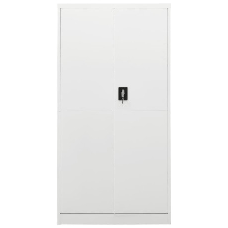 vidaXL Lockerkast 90x40x180 cm staal wit afbeelding2 - 1