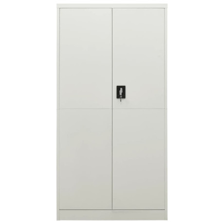 vidaXL Lockerkast 90x40x180 cm staal lichtgrijs afbeelding2 - 1