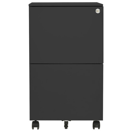 vidaXL Ladeblok verrijdbaar 39x45x67 cm staal antracietkleurig afbeelding2 - 1
