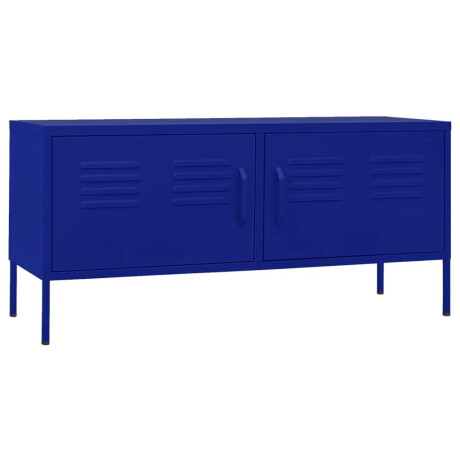 vidaXL Tv-meubel 105x35x50 cm staal marineblauw afbeelding2 - 1