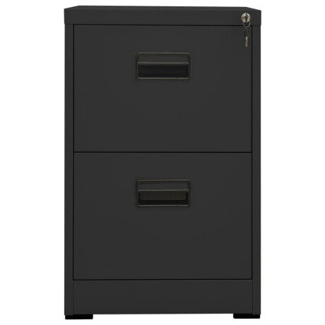 vidaXL Archiefkast 46x62x72,5 cm staal antracietkleurig afbeelding2 - 1