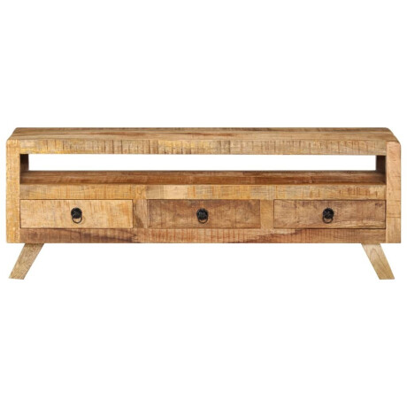 vidaXL Tv-meubel 110x30x40 cm massief mangohout afbeelding2 - 1