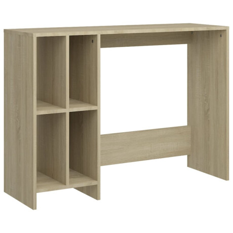 vidaXL Bureau 102,5x35x75 cm bewerkt hout sonoma eikenkleurig afbeelding2 - 1