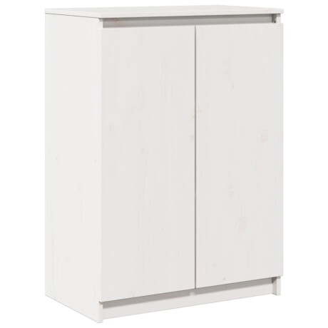 vidaXL Dressoir 60x36x84 cm massief grenenhout wit afbeelding2 - 1