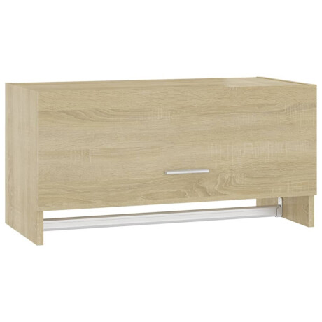 vidaXL Kledingkast 70x32,5x35 cm bewerkt hout sonoma eikenkleurig afbeelding2 - 1