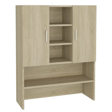 vidaXL Wasmachinekast 70,5x25,5x90 cm sonoma eikenkleurig afbeelding2 - 1