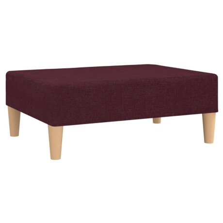 vidaXL Voetenbank 78x56x32 cm stof paars afbeelding2 - 1