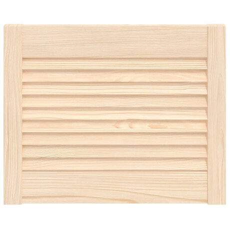 vidaXL Kastdeur met lamellen 39,5x49,4 cm massief grenenhout afbeelding2 - 1