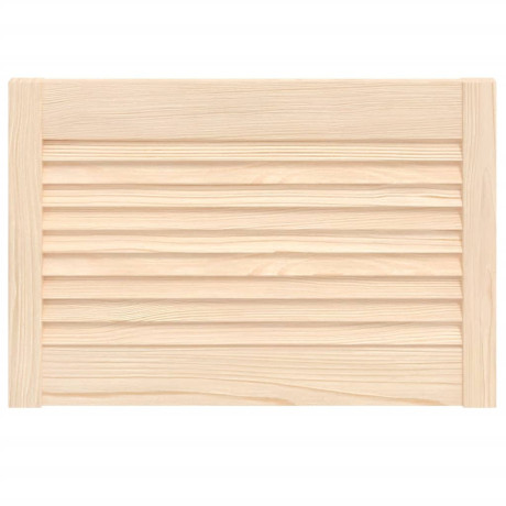vidaXL Kastdeur met lamellen 39,5x59,4 cm massief grenenhout afbeelding2 - 1