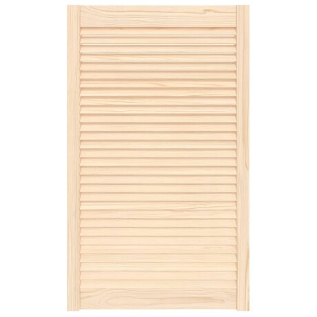 vidaXL Kastdeur met lamellen 99,3x59,4 cm massief grenenhout afbeelding2 - 1