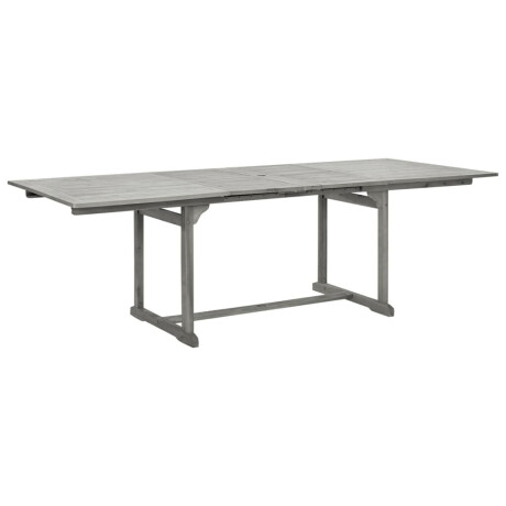 vidaXL Tuintafel (160-240)x100x75 cm massief acaciahout afbeelding2 - 1