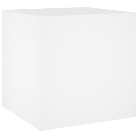 vidaXL Plantenbak 40x40x40 cm bewerkt hout wit afbeelding2 - 1