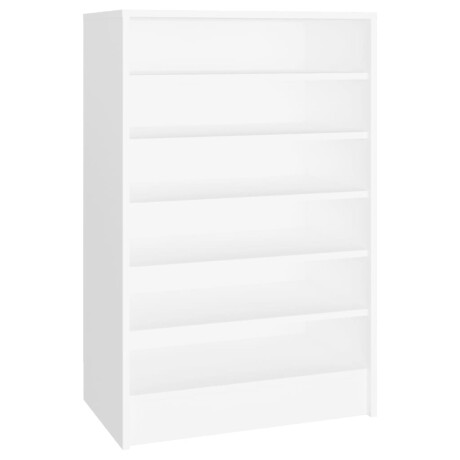 vidaXL Schoenenkast 60x35x92 cm bewerkt hout wit afbeelding2 - 1
