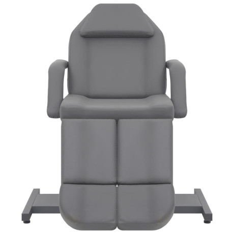 vidaXL Behandelstoel 180x62x78 cm kunstleer grijs afbeelding2 - 1