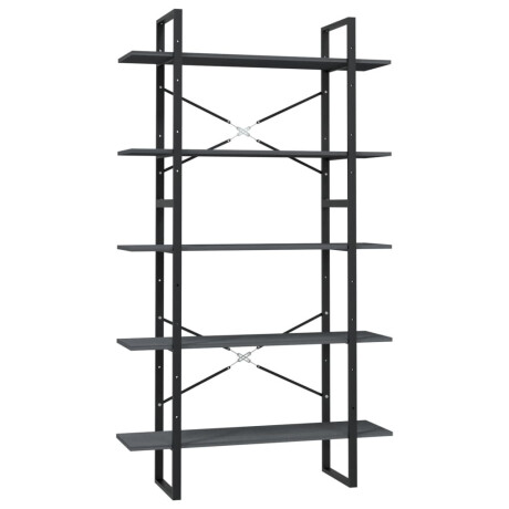 vidaXL Boekenkast met 5 schappen 100x30x175 cm massief grenenhout afbeelding2 - 1