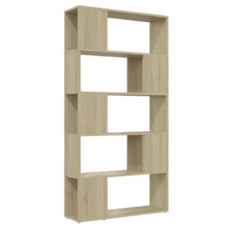 vidaXL Boekenkast/kamerscherm 80x24x155 cm bewerkt hout sonoma eiken afbeelding2 - 1