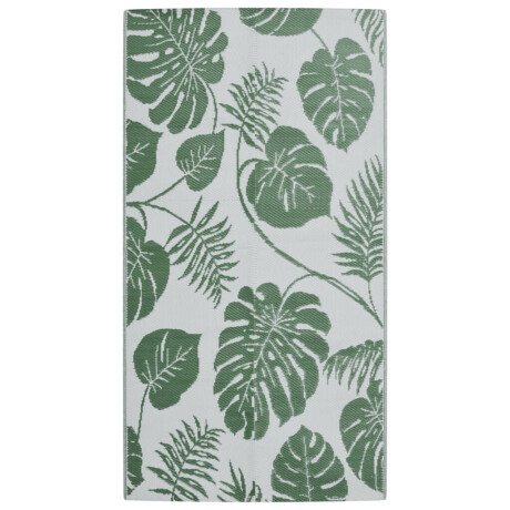 vidaXL Buitenkleed ARAKIL 80x150 cm polypropeen groen afbeelding2 - 1
