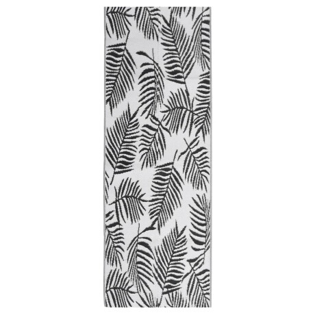 vidaXL Buitenkleed ARAKIL 80x250 cm polypropeen zwart afbeelding2 - 1