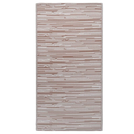 vidaXL Buitenkleed ARAKIL 140x200 cm polypropeen taupe afbeelding2 - 1