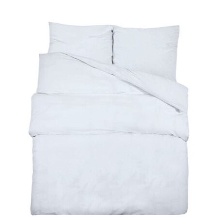 vidaXL Dekbedovertrekset lichtgewicht 240x220 cm microvezel wit afbeelding2 - 1