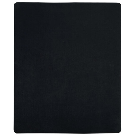 vidaXL Hoeslakens 2 st jersey 140x200 cm katoen zwart afbeelding2 - 1