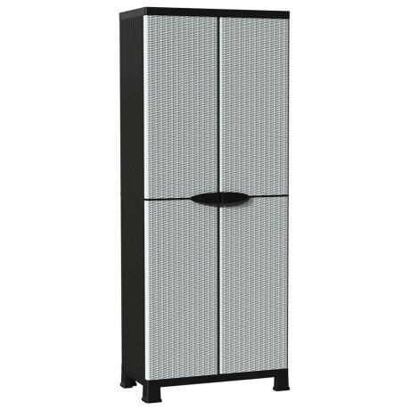 vidaXL Opbergkast 68x39x171,5 cm rattan ontwerp afbeelding2 - 1