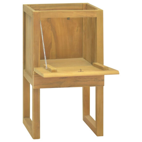 vidaXL Badkamerkast 41x40x75 cm massief teakhout afbeelding2 - 1
