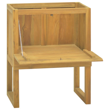 vidaXL Badkamerkast 60x40x75 cm massief teakhout afbeelding2 - 1