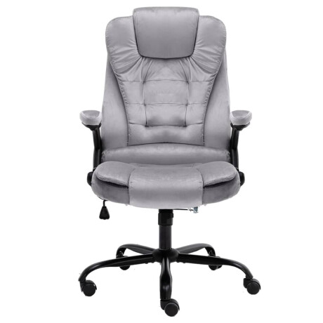 vidaXL Kantoorstoel fluweel lichtgrijs afbeelding2 - 1