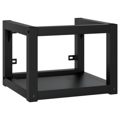 vidaXL Wastafelframe wandgemonteerd 40x38x31 cm ijzer zwart afbeelding2 - 1