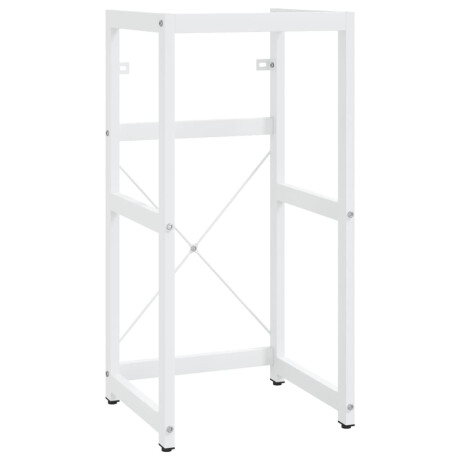 vidaXL Wastafelframe 40x38x83 cm ijzer wit afbeelding2 - 1