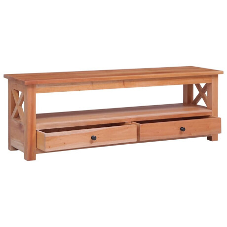 vidaXL Tv-meubel 115x30x40 cm massief mahoniehout afbeelding2 - 1