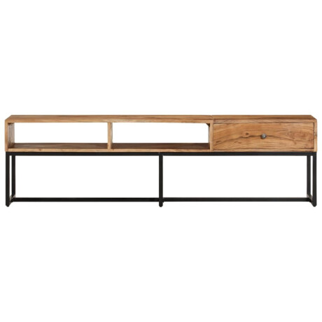 vidaXL Tv-meubel 160x30x45 cm massief acaciahout afbeelding2 - 1
