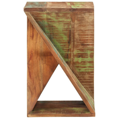 vidaXL Bijzettafel 35x35x55 cm massief gerecycled hout afbeelding2 - 1