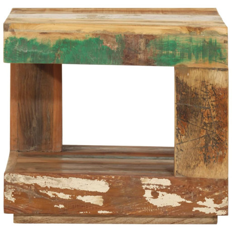 vidaXL Salontafel 45x45x40 cm massief gerecycled hout afbeelding2 - 1