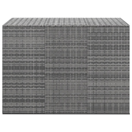 vidaXL Tuinbox 145x100x103 cm polyetheen rattan grijs afbeelding2 - 1