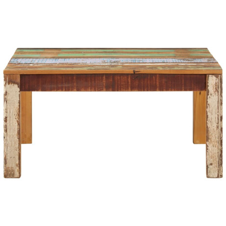 vidaXL Salontafel 80x80x40 cm massief gerecycled hout afbeelding2 - 1