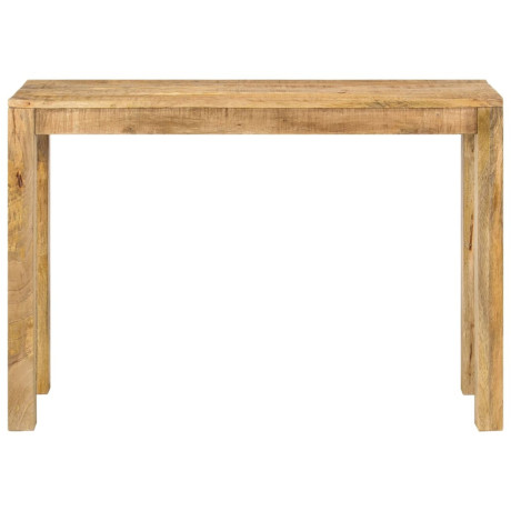 vidaXL Wandtafel 110x35x76 cm ruw mangohout afbeelding2 - 1