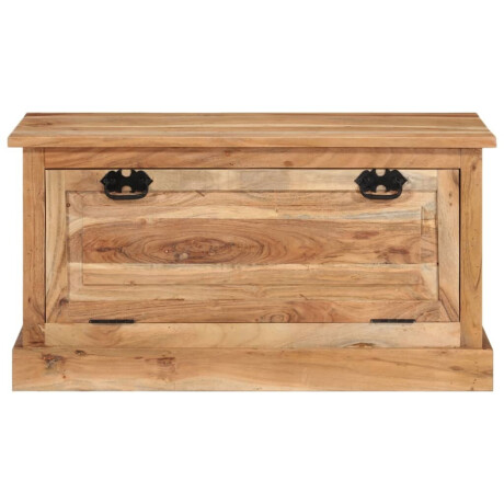 vidaXL Schoenenopbergbank 85x40x45 cm massief acaciahout afbeelding2 - 1