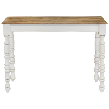 vidaXL Eettafel 110x60x76 cm massief mangohout afbeelding2 - 1