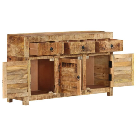 vidaXL Dressoir 110x30x65 cm massief mangohout afbeelding2 - 1