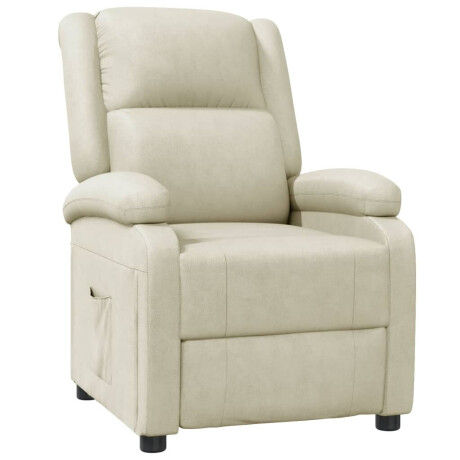 vidaXL Fauteuil verstelbaar kunstleer wit afbeelding2 - 1
