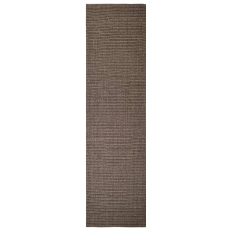 vidaXL Vloerkleed 80x300 cm natuurlijk sisal bruin afbeelding2 - 1