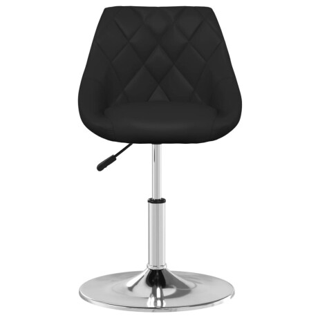 vidaXL Eetkamerstoelen 4 st kunstleer zwart afbeelding2 - 1